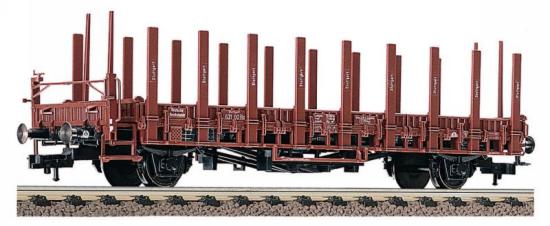 Stake car with brake platform type Rs 'Stuttgart'<br /><a href='images/pictures/Fleischmann/5256.jpg' target='_blank'>Full size image</a>